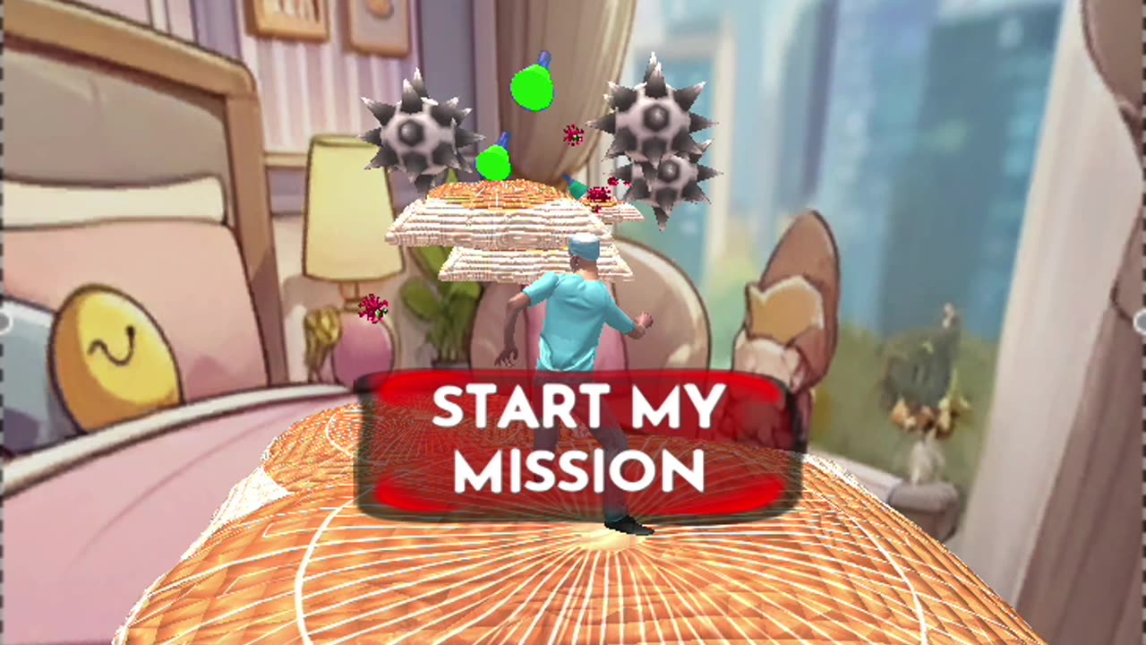#Sphere_virus in #bedroom. Play now.