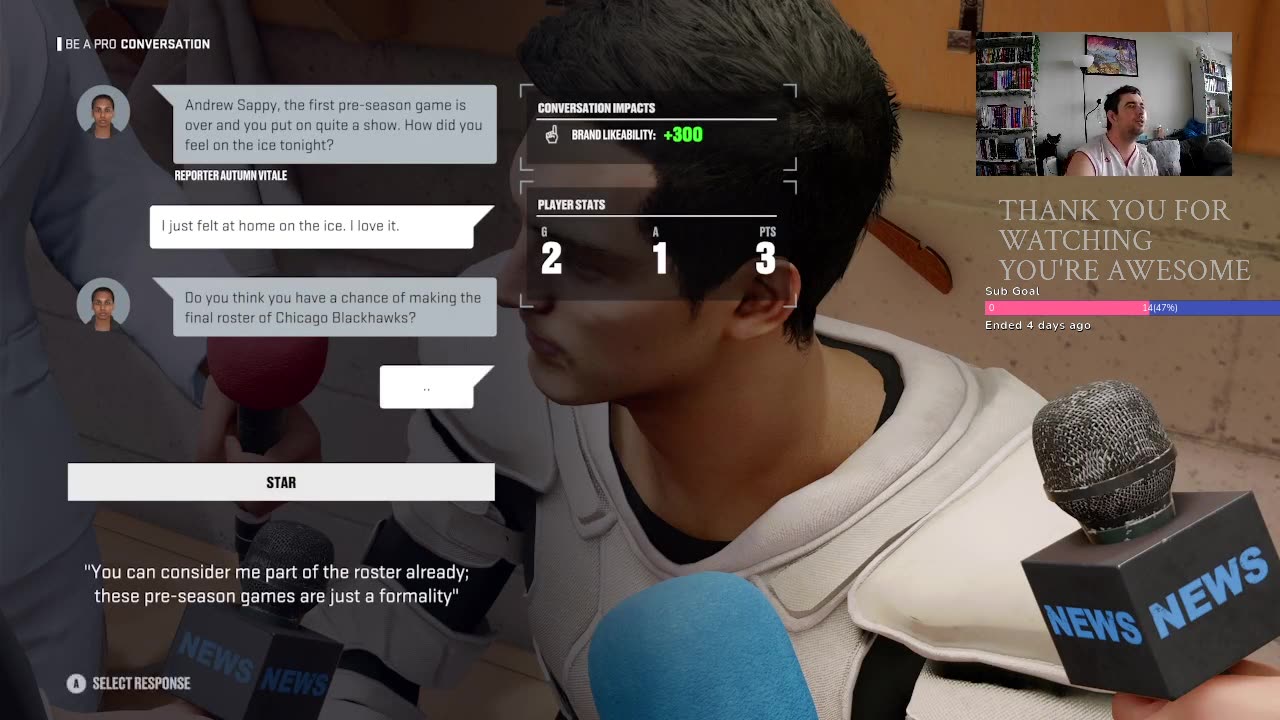 EA Sports - NHL 25 Career Mode - Win With Andrew