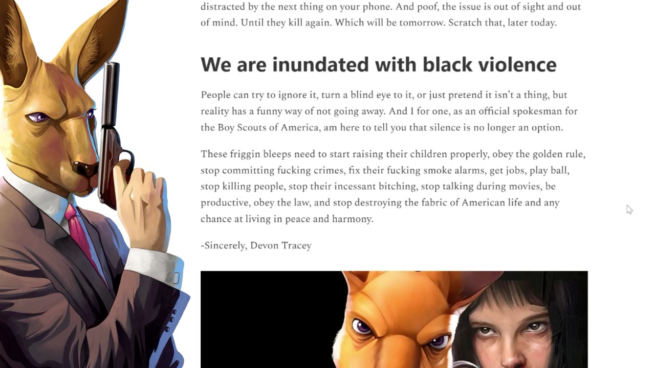 We are inundated with black violence