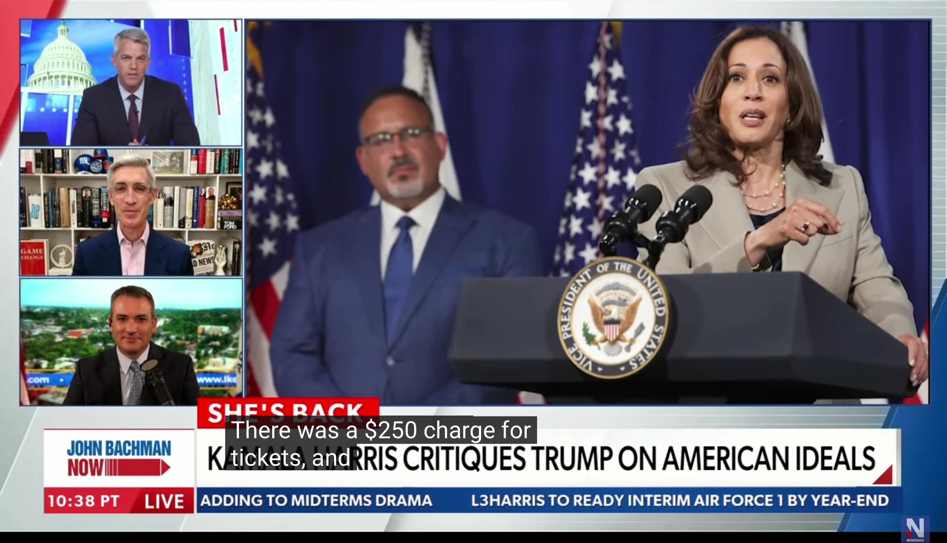 Kamalas Speech Last Night - Ike Wingate on Newsmax