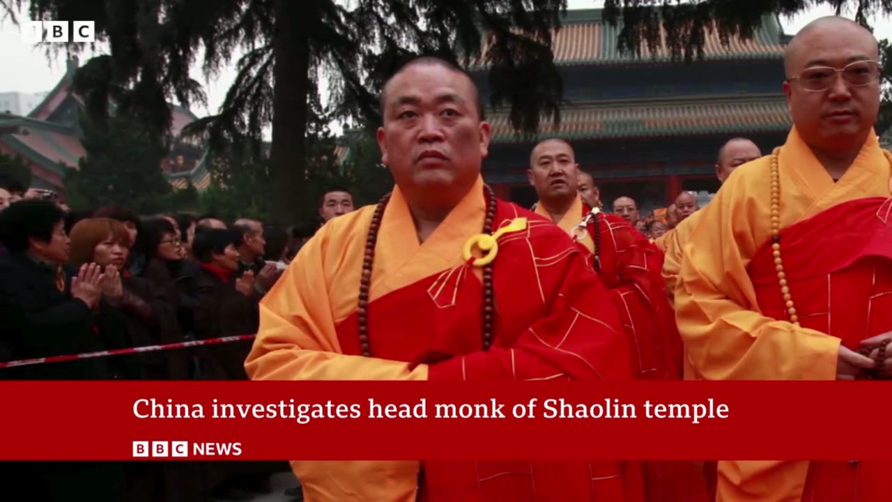 China investigates head monk of Shaolin 'Kung Fu' temple | BBC News