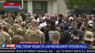 Trump Restoring Law Enforcement Respect And Making Washington DC Safer