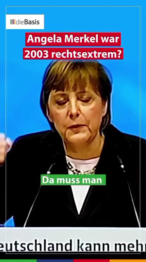 Merkel war rechtsextrem