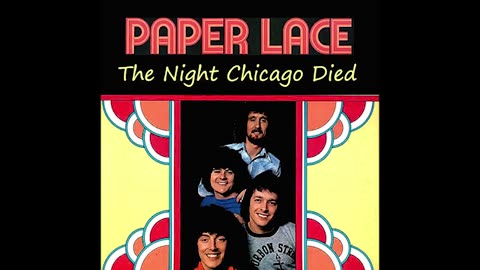 MY COVER OF "THE NIGHT CHICAGO DIED" FROM PAPER LACE