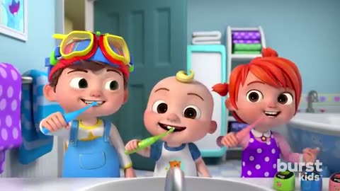 The Official CoComelon x BURSTkids Toothbrush 2 Minute Brushing Song