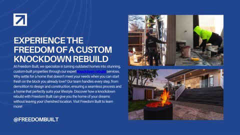 Transform Your Property with a Knockdown Rebuild by Freedom Built