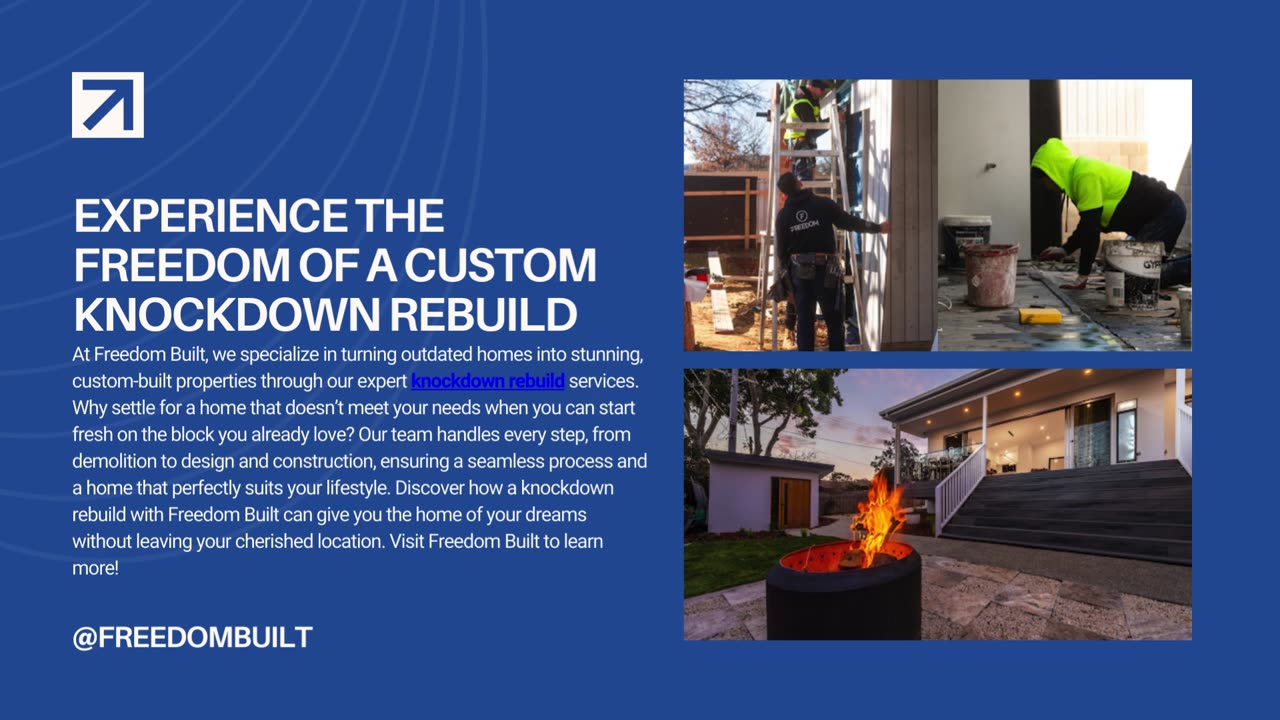 Transform Your Property with a Knockdown Rebuild by Freedom Built