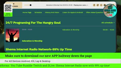 Shema Internet Radio Live Daily Stream