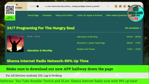 Shema Internet Radio Live Daily Stream