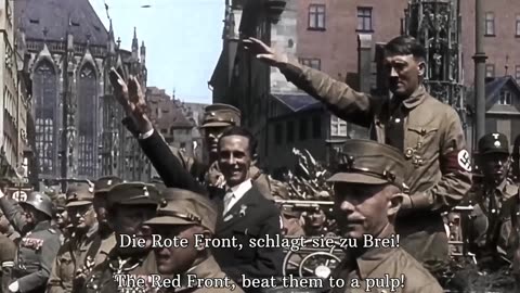 Durch deutsches Land marschieren wir (SA Marschiert) [German + English Lyrics]