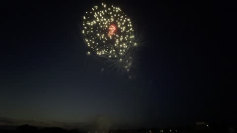 Fireworks in Schoolcraft, MI on July 5, 2025