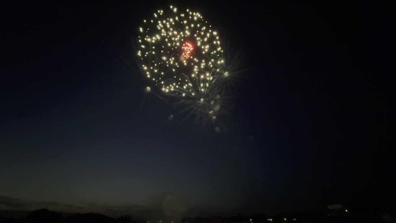 Fireworks in Schoolcraft, MI on July 5, 2025