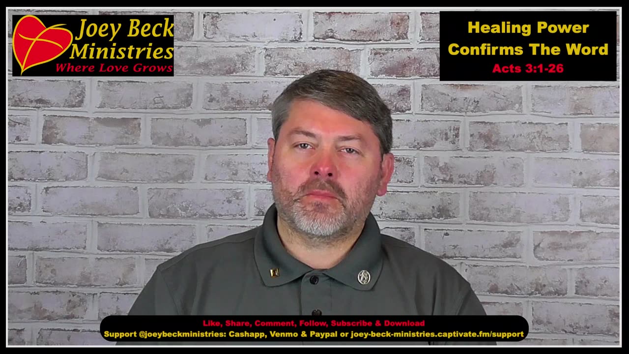 Healing Power Confirms The Word