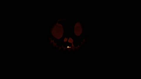 4K Halloween Fireplace: The Ghoul's Grin 10 Hours NO SOUND
