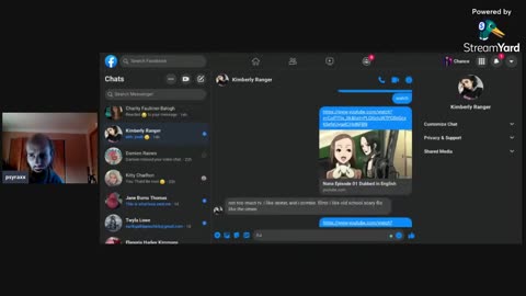 ON 10/24/2021 Chance proves that he does in fact seek out and chats with 14 year olds on facebook.