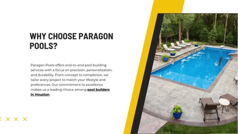 Paragon Pools: Leading Pool Builders in Houston for Custom Backyard Transformations