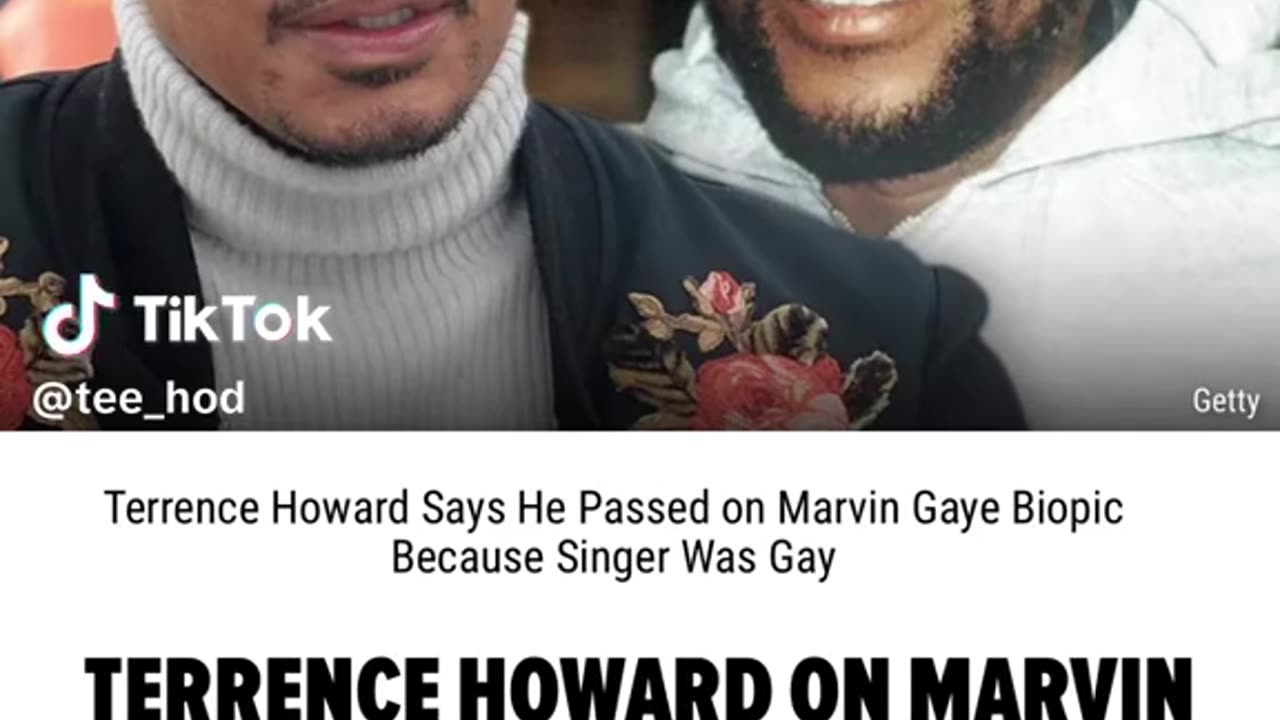 Terrence Howard On Marvin Gaye I Didn't Want To Play Him In Movie!