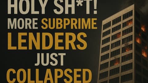 HOLY SH*T! The Credit Dominoes Are Falling Again 💸