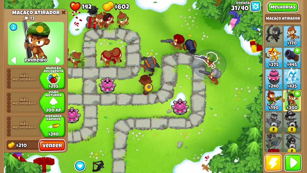 Bloons TD 6 Ape Field Easy Round 31