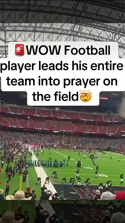 HOUSTON TEXANS QB TJ SHROUD LEADS HIS TEAM TO PRAY