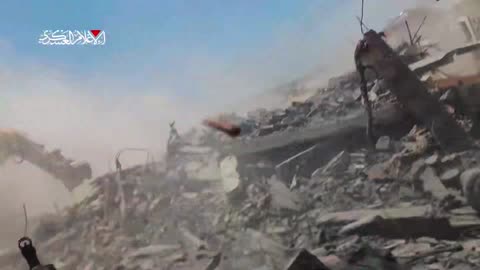 Palestinian resistance forces targeting Israeli military positions