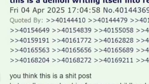 Roy J, the demon retroactively writing itself into history.