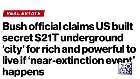 Special Report! The Elites’ Bunkers Exposed What does the ruling class know?