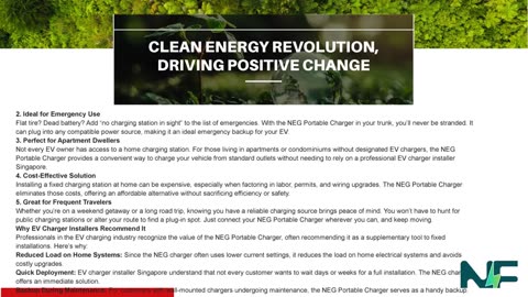 Why the NEG Portable Charger is a Must-Have for Every EV Owner — Neg Power