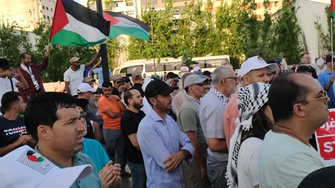 مسيرة شعبية في إطار اليوم الوطني الاحتجاجي طنجة 29 06 2025 واش خصك يا فلسطين الحفلات وموازين