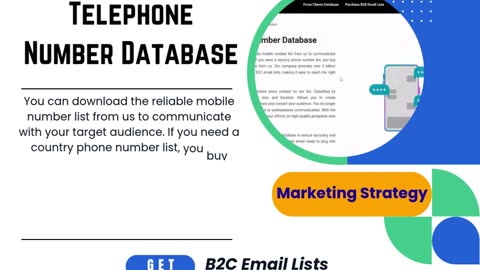 B2C Email Lists | Phone Number List