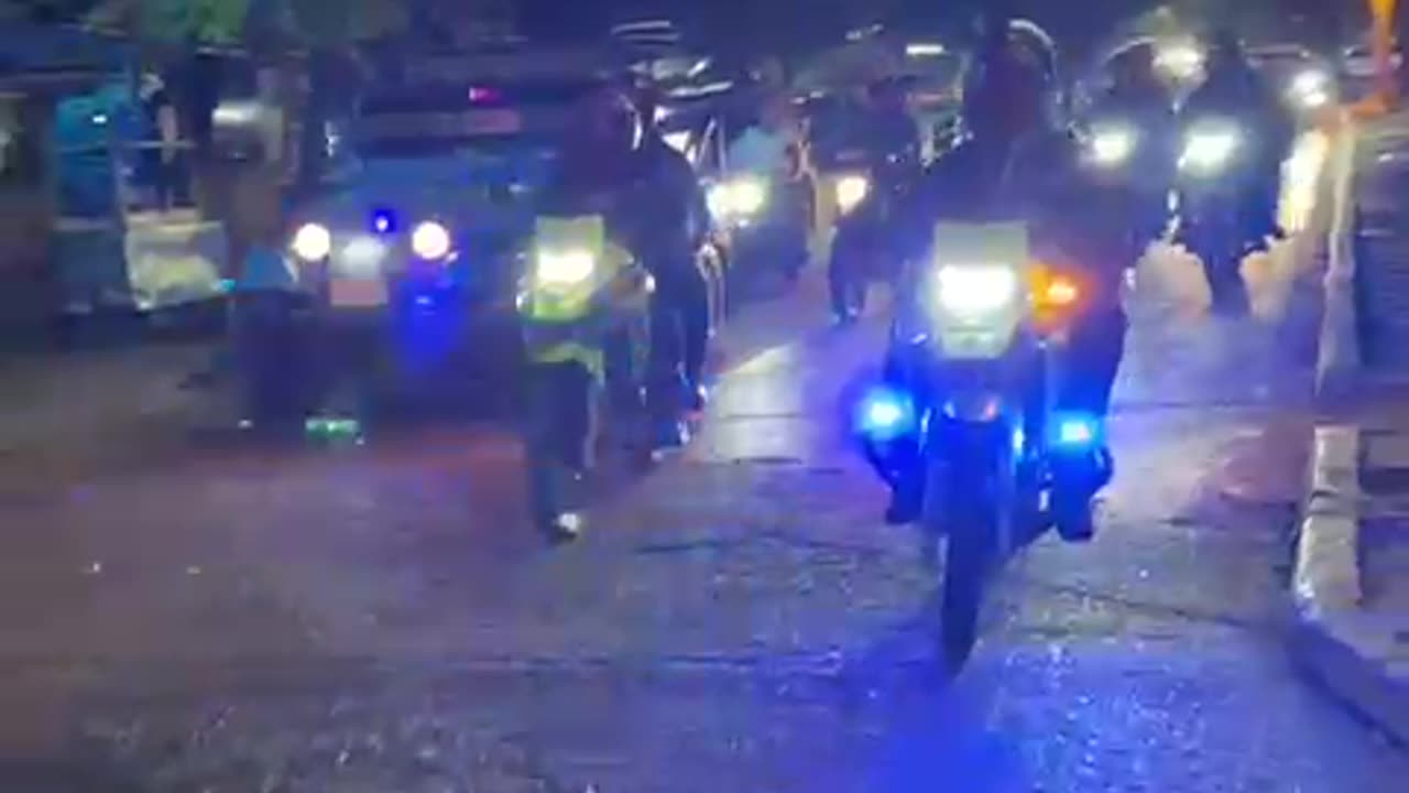 Operativo de la Policía en Magangué