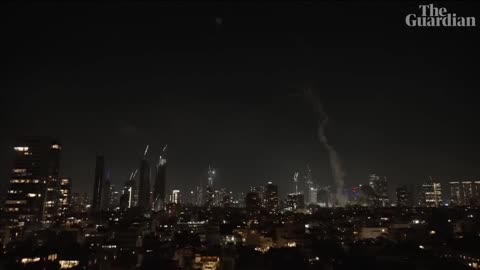 Explosions heard in Tel Aviv as Iran launches retaliatory missiles at Israel