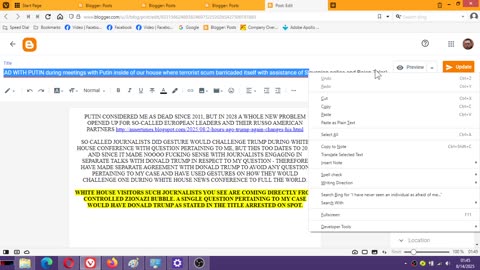 Cyberattack video recorded on desktop