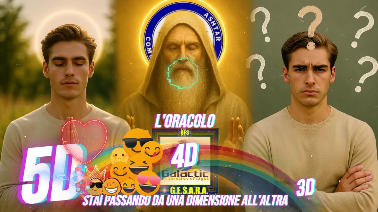 🛸⚡️🛸L'Oracolo: Stai passando da una dimensione all'altra