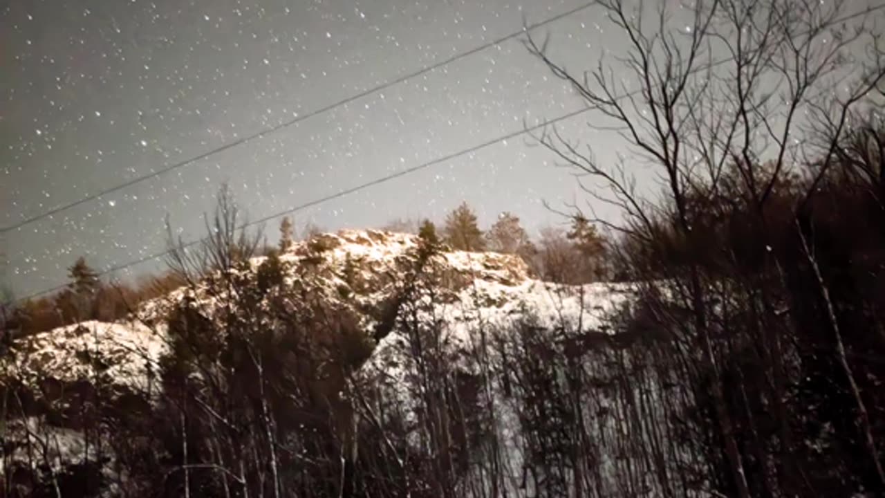 Astrophotography in the snowy mountains of the UP