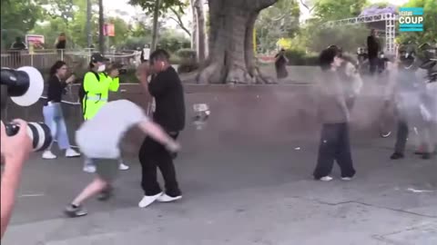 Citizen steps up. That head bounced on the pavement, oof!