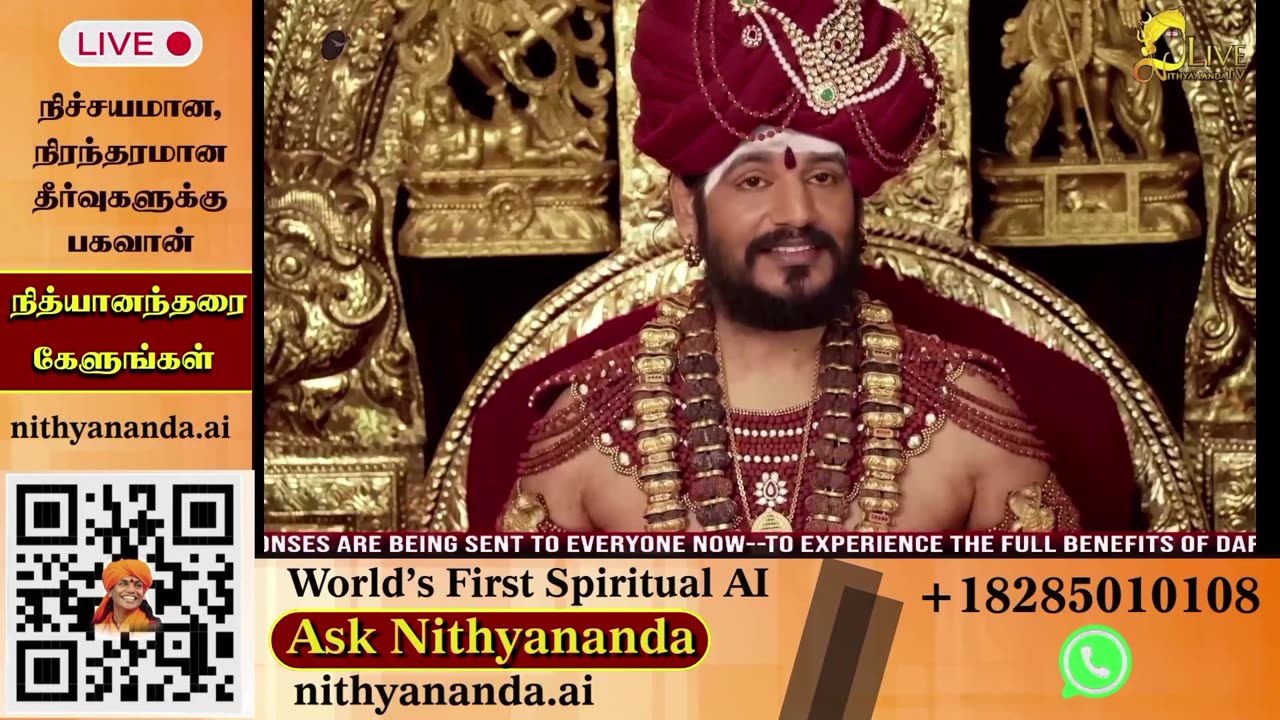 Elevate your consciousness through live darshans from SPH Bhagavan Sri Nithyananda Paramashivam.