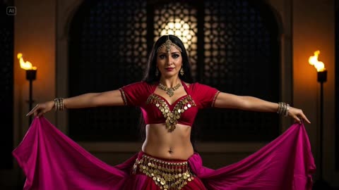 Qater Belly Dance-🔥 Rhythm of the Flame | Set the Stage on Fire – Official Music Video 💃🔥 Naaz