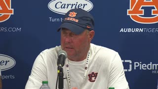 Post Jordan-Hare Practice with Hugh Freeze and Players