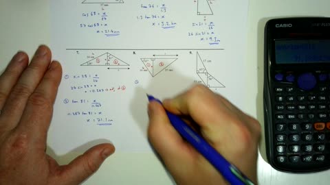 Trigonometry - Calculating Sides 1