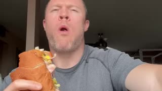 LIVE - Eating 1160 Calorie SUBWAY Low Fat Diet $20 Dollar Meal