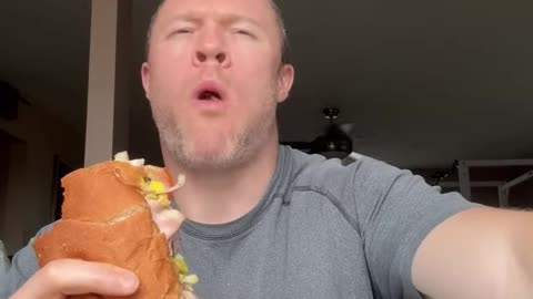 LIVE - Eating 1160 Calorie SUBWAY Low Fat Diet $20 Dollar Meal