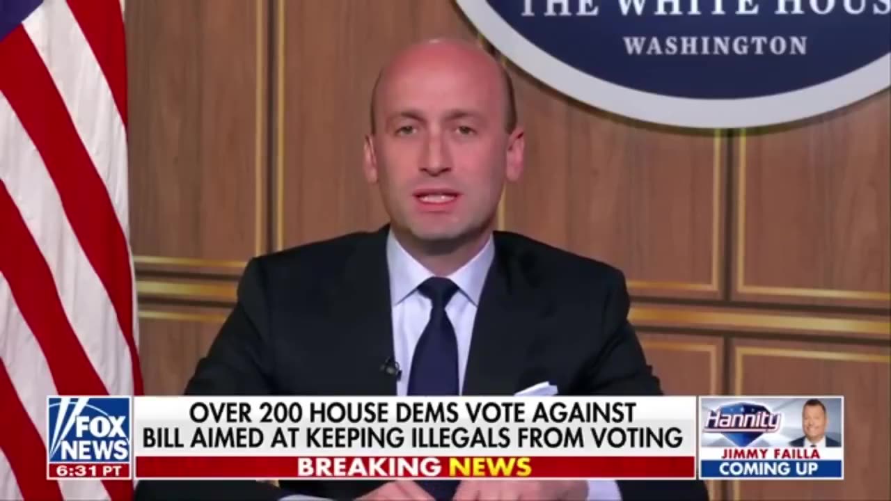 Stephen Miller: "The Biden administration devised a scheme to fly illegal aliens into the country"
