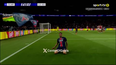 GOAL | PSG 2-0 Arsenal | Hakimi
