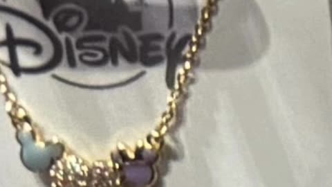 Disney Parks Mickey and Minnie Mouse Cubic Zirconia Heat Necklace #shorts
