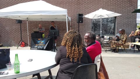 hanging out at Eastern market on the shea show