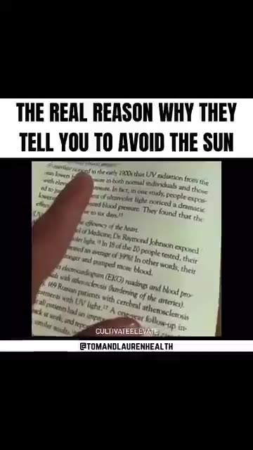 Is this the real reason they tell you to avoid the Sun?