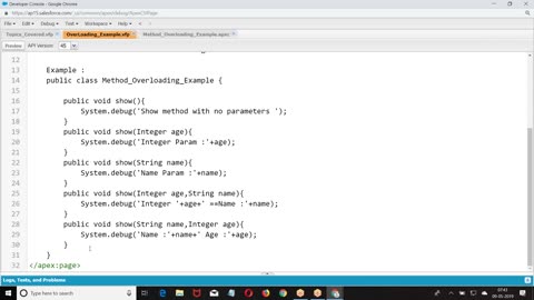 Salesforce Apex Videos-10.OverLoading-Interface