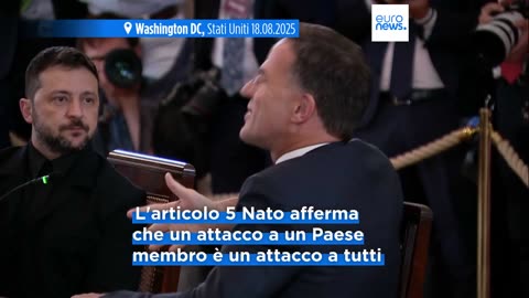NOTIZIE DAL MONDO Guerra in Ucraina,cauto ottimismo dai leader europei dopo i colloqui a Washington del 18 agosto 2025 Donald Trump ha dichiarato martedì che non manderà soldati in Ucraina come garanzia per la sicurezza del Paese, in caso di accordo