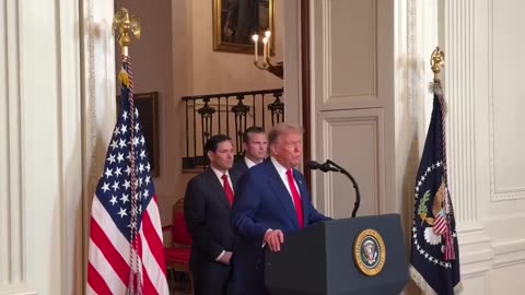 President Donald Trump: "Most importantly, I want to congratulate the great American patriots who flew those magnificent machines tonight and all of the United States military."